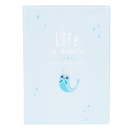 Обложка на автодокументы "Life is unicorn-fish"