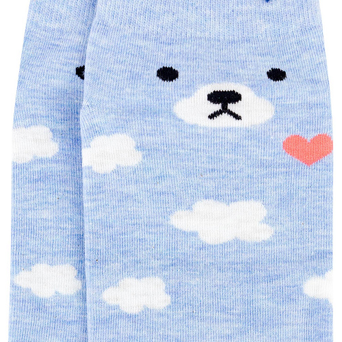 Носки "Зверушки" (голубые)