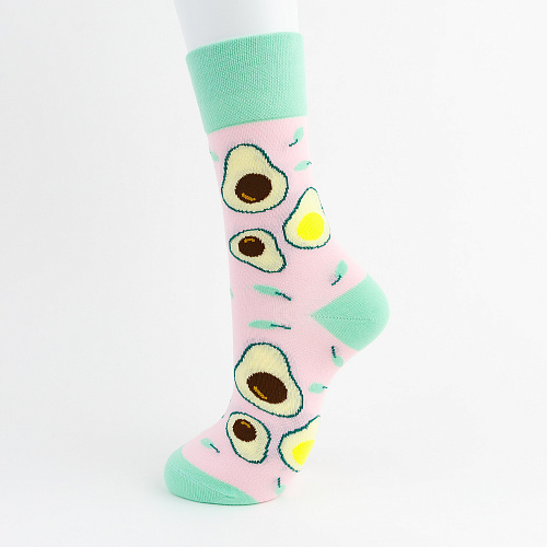 Носки "Avocado pink", разм.35-39
