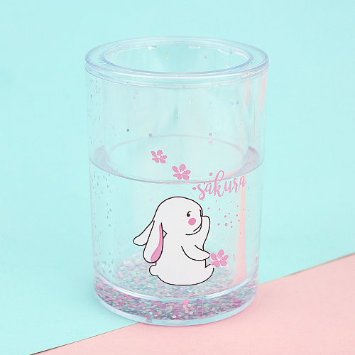 Подставка для ручек "Зайка" (сидит)