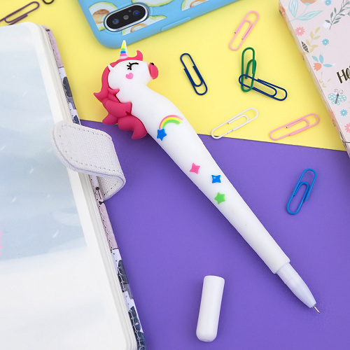 Ручка "Magical unicorn" (коралловая)
