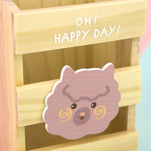 Подставка для ручек "Alpaca" (розовая)