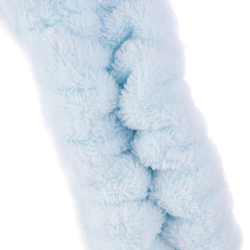 Повязка на голову "Сердечки" (голубая)