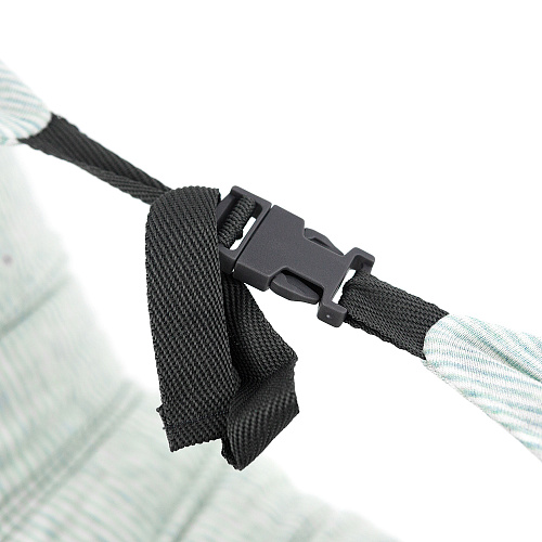 Подушка для путешествий с застежкой-карабином (голубая)