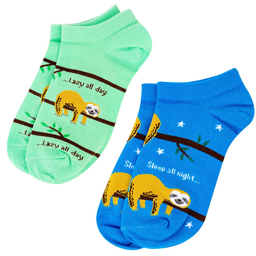 Носки короткие "Сплю всю ночь", разм.35-39