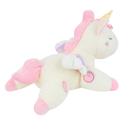Игрушка-подушка "Пегас лежит" (белый) 45см