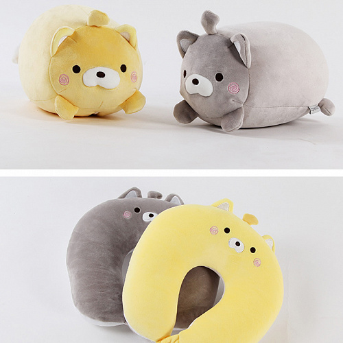 Подушка для путешествий-трансформер "Кот"