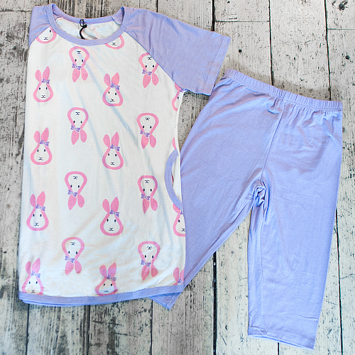 Пижама "Cutie hare" (сиреневая)