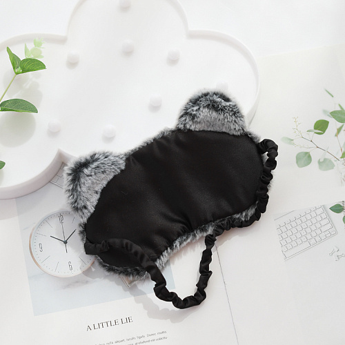 Маска для сна "Grey cat"