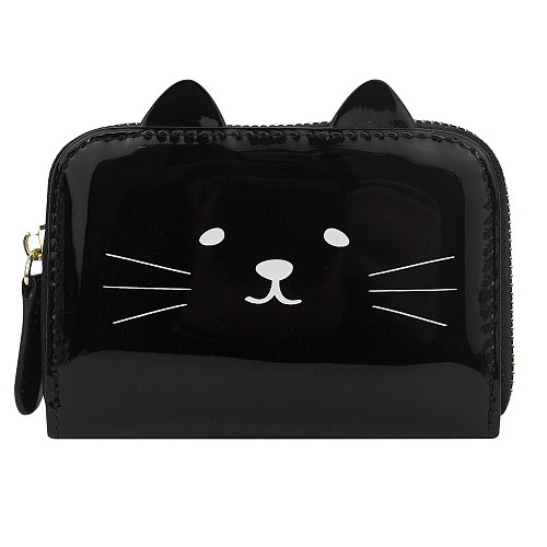Кошелек "Котик" (черный)