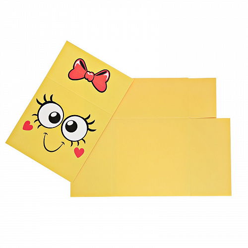 Коробка складная «Улыбайся", 15 × 15 × 8 см