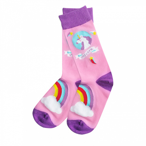 Носки "Единорог и радуга"