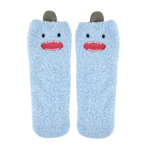 Носки теплые "Монстр" (голубые)