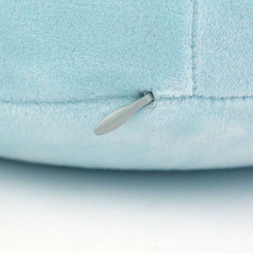 Подушка для путешествий "Мордашки", Memory Foam (голубая)
