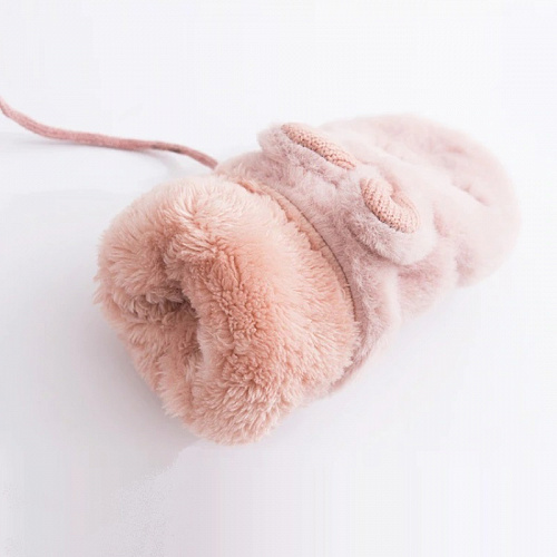 Варежки "Кролики" (белые)