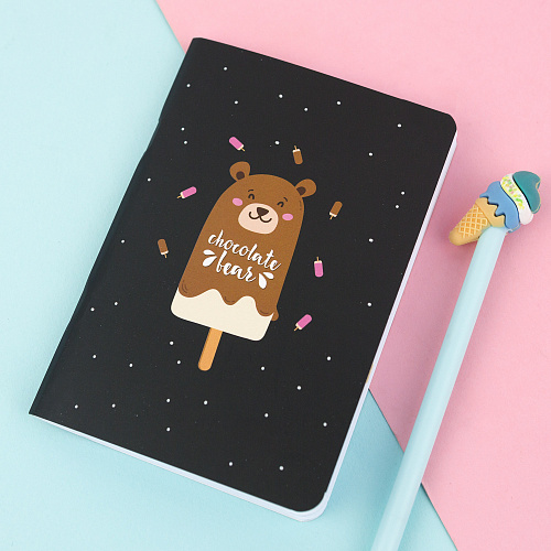 Блокнот в точку А6 "Chocolate bear"
