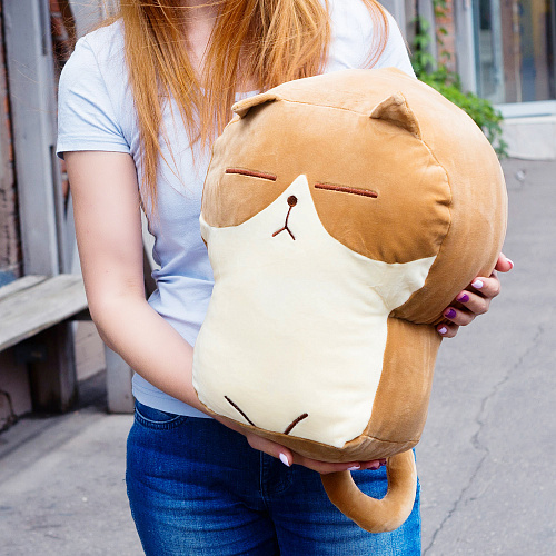 Игрушка-подушка "Котя Рыжик" 40см