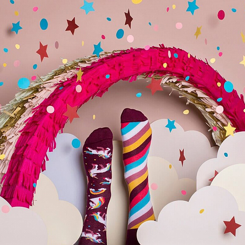 Носки "Радужные единороги"