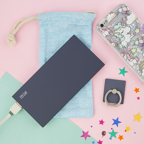 Зарядное устройство-аккумулятор "Однотонное" (синее)