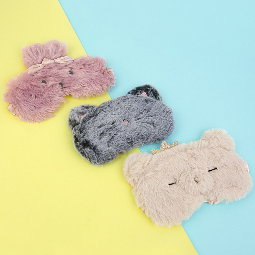 Маска для сна "Мишка с короной"