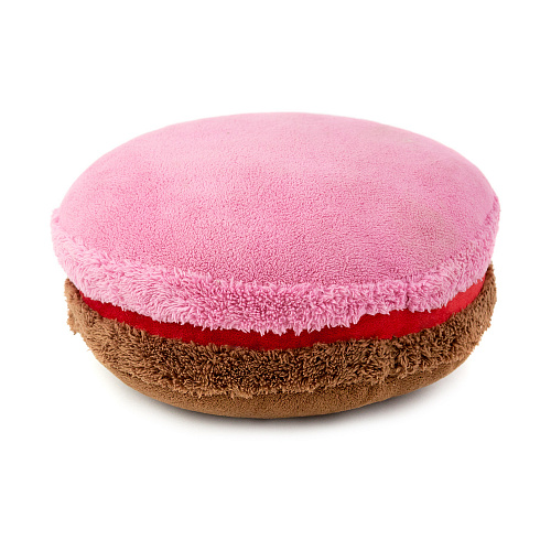 Игрушка-подушка "Macaron" (розово-коричневая)