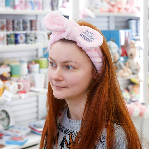 Повязка на голову "Cool", розовый