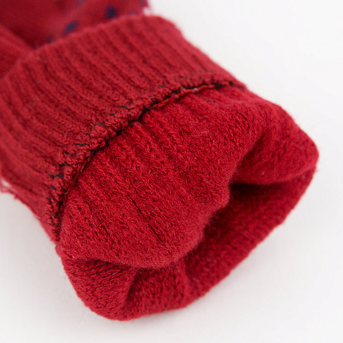 Перчатки сенсорные "Норвежские", красные