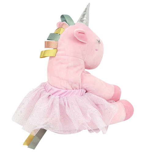 Игрушка-подушка "Единорожка в юбочке" (розовый)