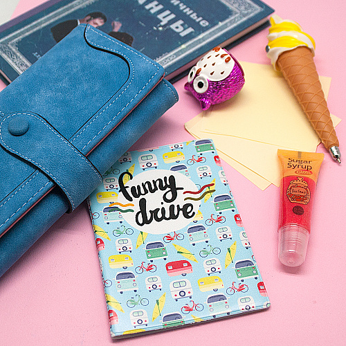 Обложка на автодокументы "Funny drive"