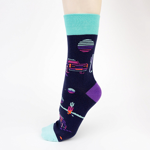 Носки "Retro wave", разм.40-45