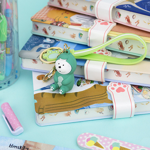 Брелок "Мишка-дино"