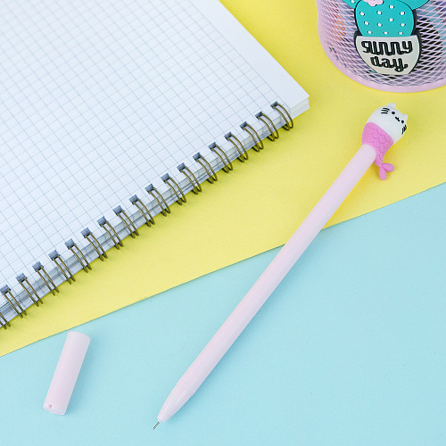 Ручка "Mermaid cat" (розовая)