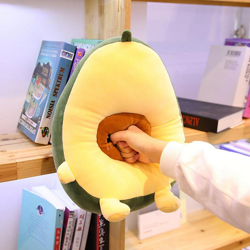 Игрушка-подушка "Авокадо гладкий" 30см