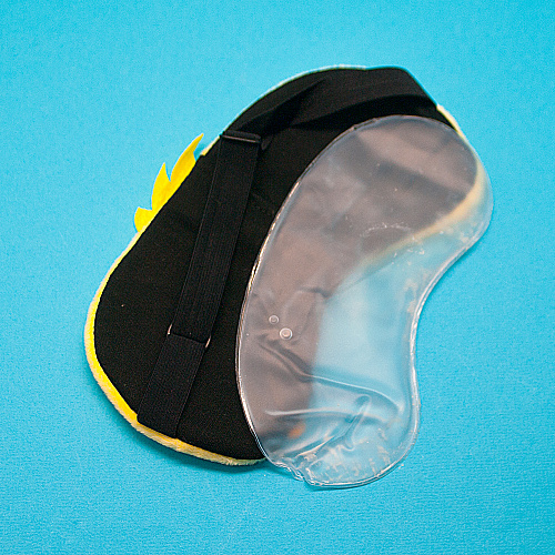 Маска для сна с ушками "Котенок" (коричневая)