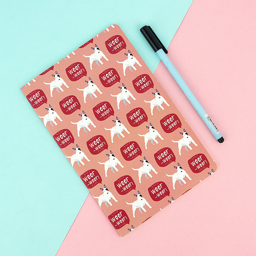 Тетрадь "Собачки" (красная)