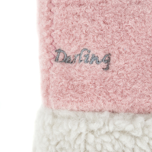 Варежки утепленные "Darling", розовые