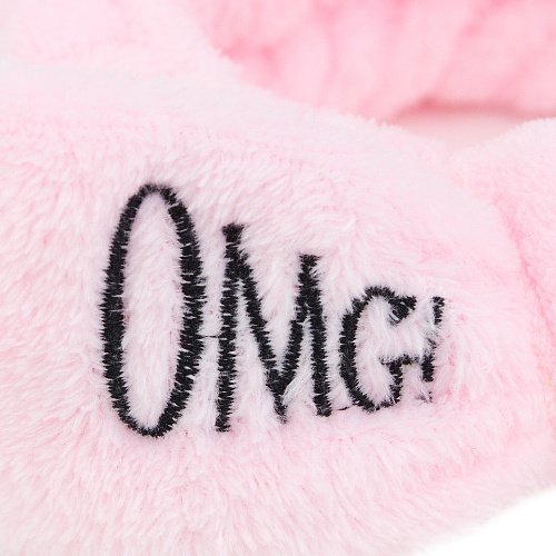 Повязка на голову "OMG!", розовый