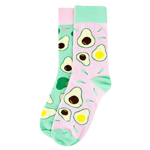 Носки "Kawaii avocado", разм.35-39