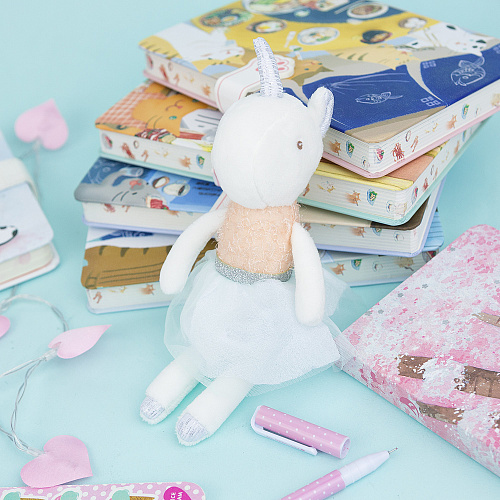 Брелок "Единорожка в юбочке" (розовая)