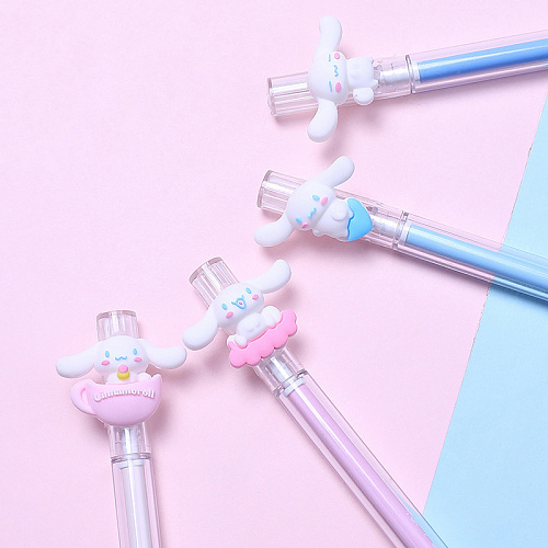 Ручка "Зайка-ушастик" (голубое сердечко)