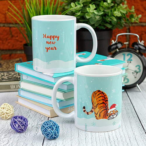 Кружка "Happy New Year" тигр