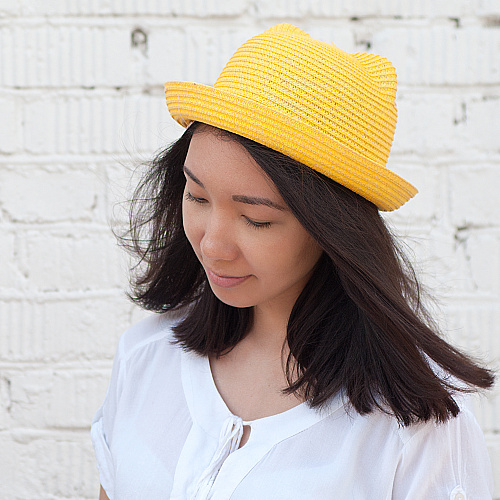 Шляпа "Cat ears" (желтая)