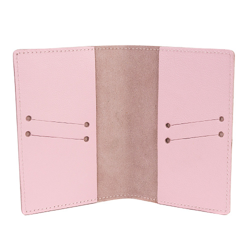 Обложка для паспорта "Рука и лапка" (кожа)