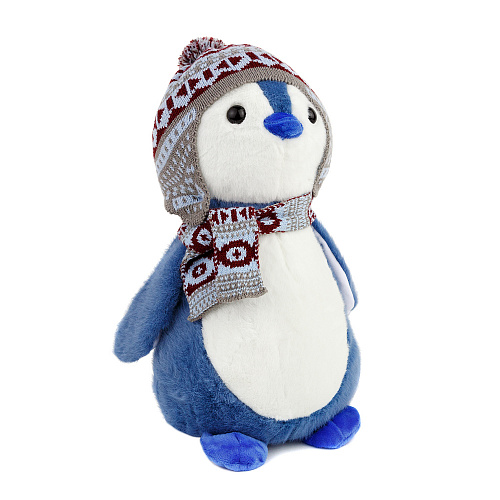 Игрушка-подушка "Пингвин" (синий) 35см
