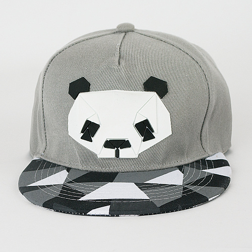 Кепка "Панда серая"