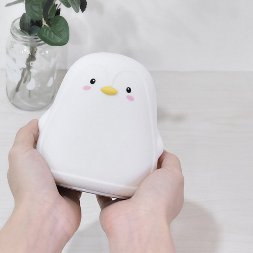 Ночник "Пингвин" (белый)