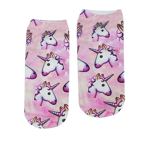Носки "Эмодзи" (единорог)