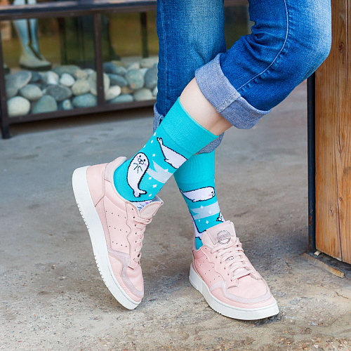 Носки "Тюлени", разм.35-39