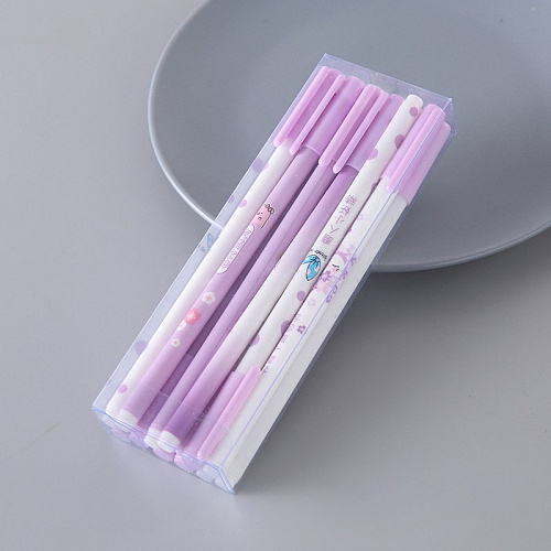 Набор ручек 12 штук "Лаванда"