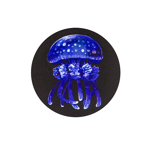 Держатель для телефона/попсокет "Медуза на черном"